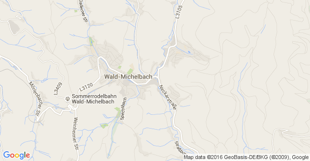 Karte Aschbach in der Pfalz