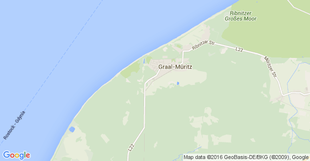 Karte Graal Müritz Ostseeheilbad
