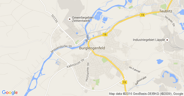 Karte Burglengenfeld