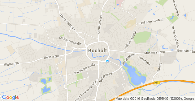 Karte Bocholt