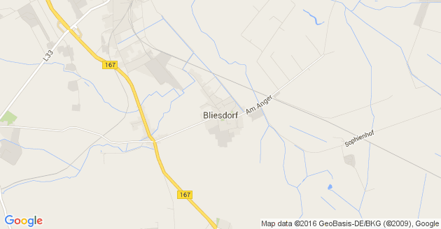 Karte Bliesdorf