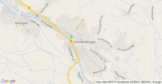 Karte Emmendingen