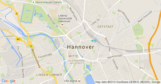 Karte Hannover               