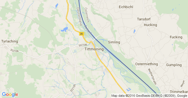 Karte Tittmoning
