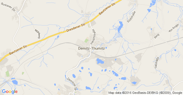 Karte Demitz Thumitz