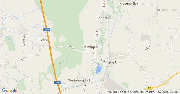 Karte Heiningen bei Wolfenbüttel