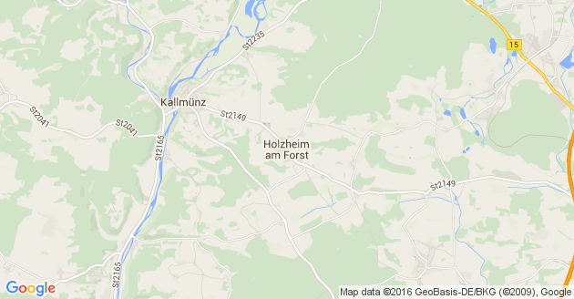 Karte Holzheim am Forst