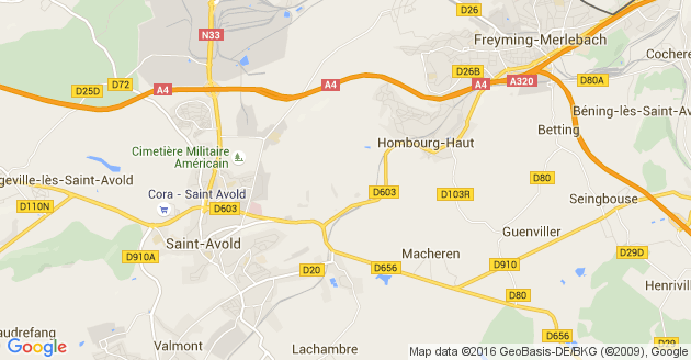 Karte Zell an der Mosel