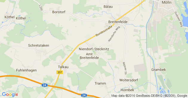 Karte Niendorf Stecknitz