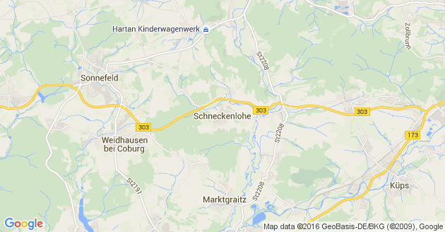 Karte Schneckenlohe