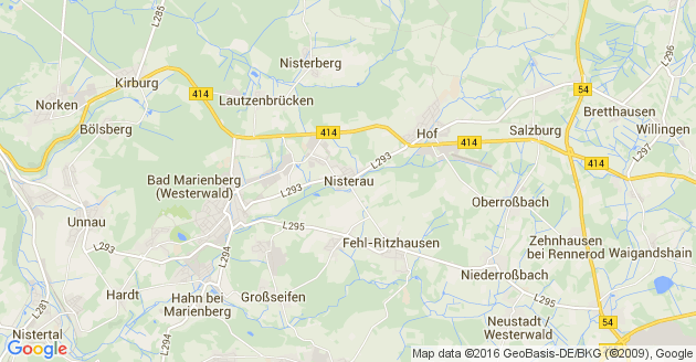 Karte Nisterau