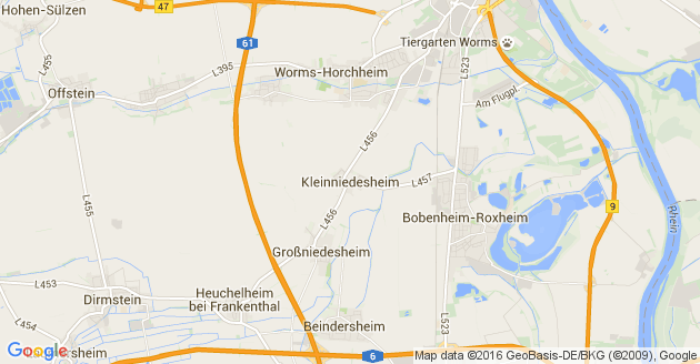 Karte Kleinniedesheim