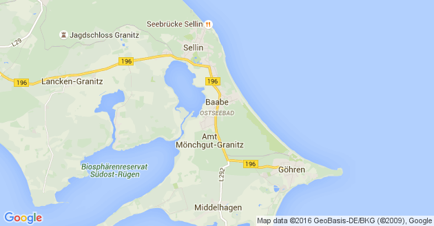 Karte Sellin Ostseebad