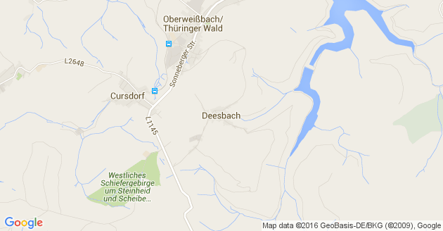 Karte Deesbach