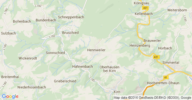 Karte Hennweiler