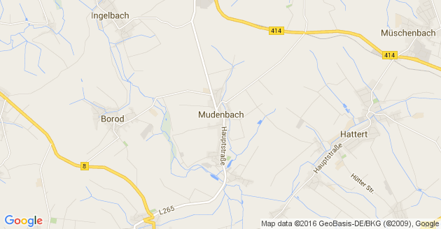 Karte Mudenbach