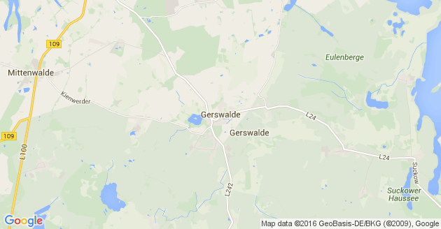 Karte Gerswalde