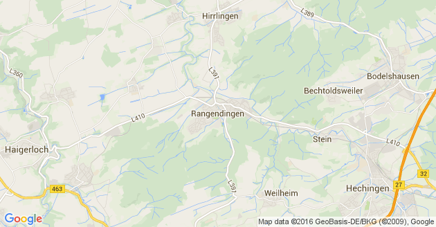 Karte Rangendingen