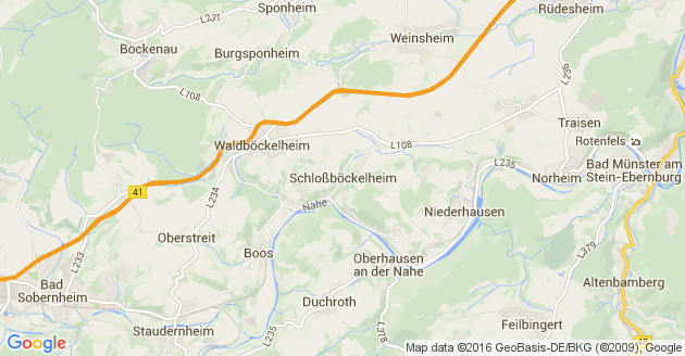 Karte Schloßböckelheim