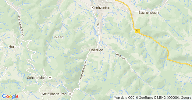 Karte Oberried im Breisgau