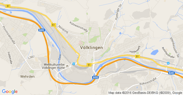 Karte Völklingen