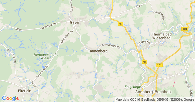Karte Tannenberg