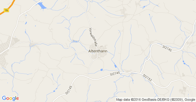 Karte Altenthann