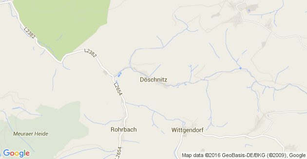Karte Döschnitz