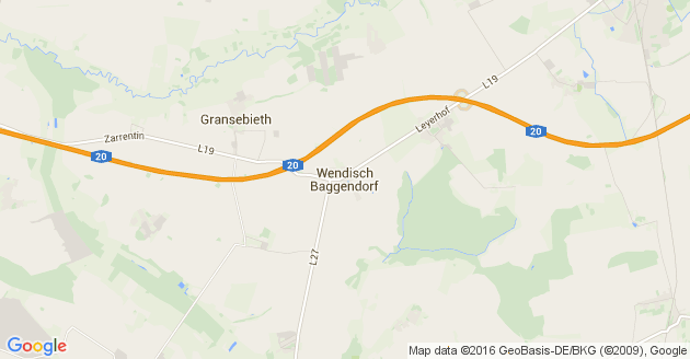 Karte Wendisch Baggendorf