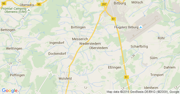 Karte Niederstedem