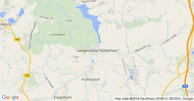 Karte Langenleuba Niederhain