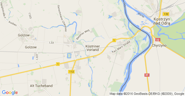 Karte Küstriner Vorland