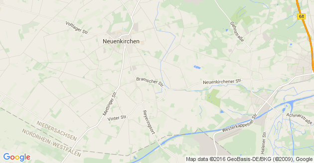 Karte Neuenkirchen bei Bramsche