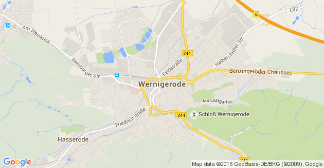 Karte Wernigerode