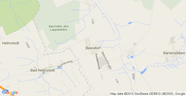 Karte Beendorf