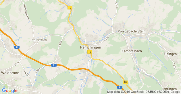 Karte Remchingen