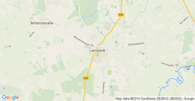 Karte Lamstedt               