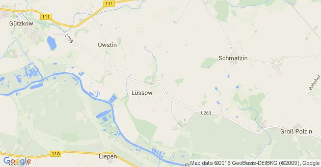 Karte Stolpe bei Anklam