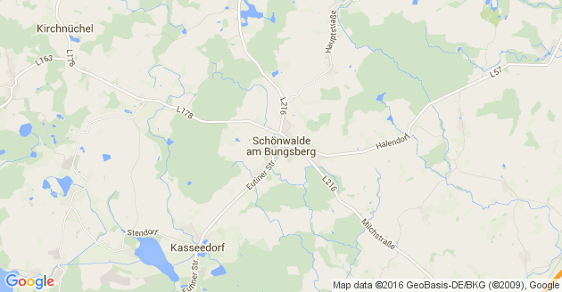 Karte Schönwalde am Bungsberg