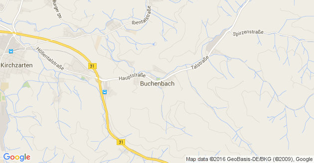 Karte Buchenbach im Breisgau