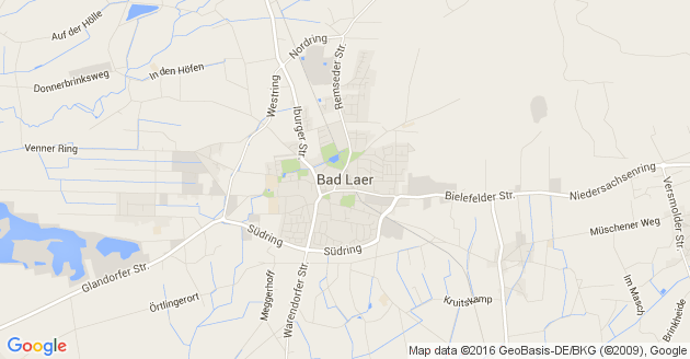 Karte Bad Laer