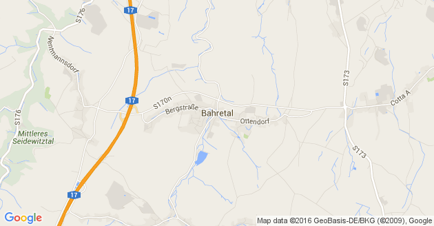 Karte Bahretal