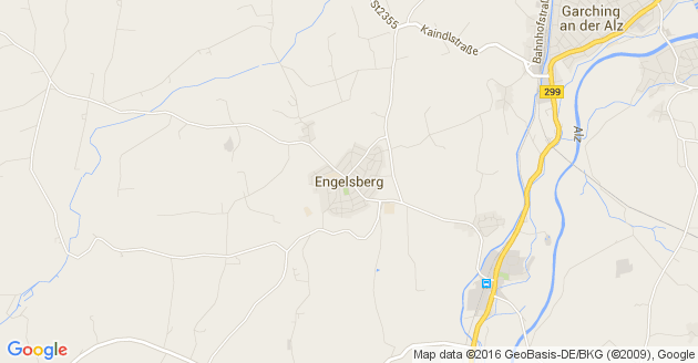 Karte Engelsberg in Oberbayer