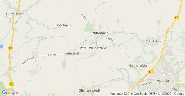 Karte Ilmtal-Weinstraße