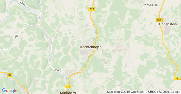 Karte Trochtelfingen in Hohenzollern