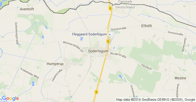 Karte Holm bei Süderlügum