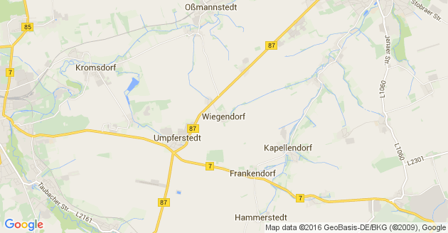 Karte Wiegendorf Post Schwabsdorf