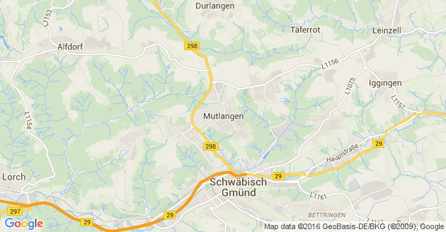 Karte Mutlangen