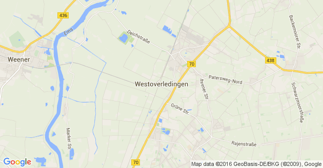 Karte Westoverledingen