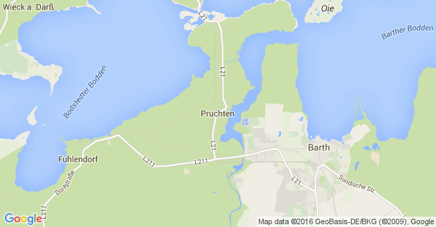 Karte Pruchten